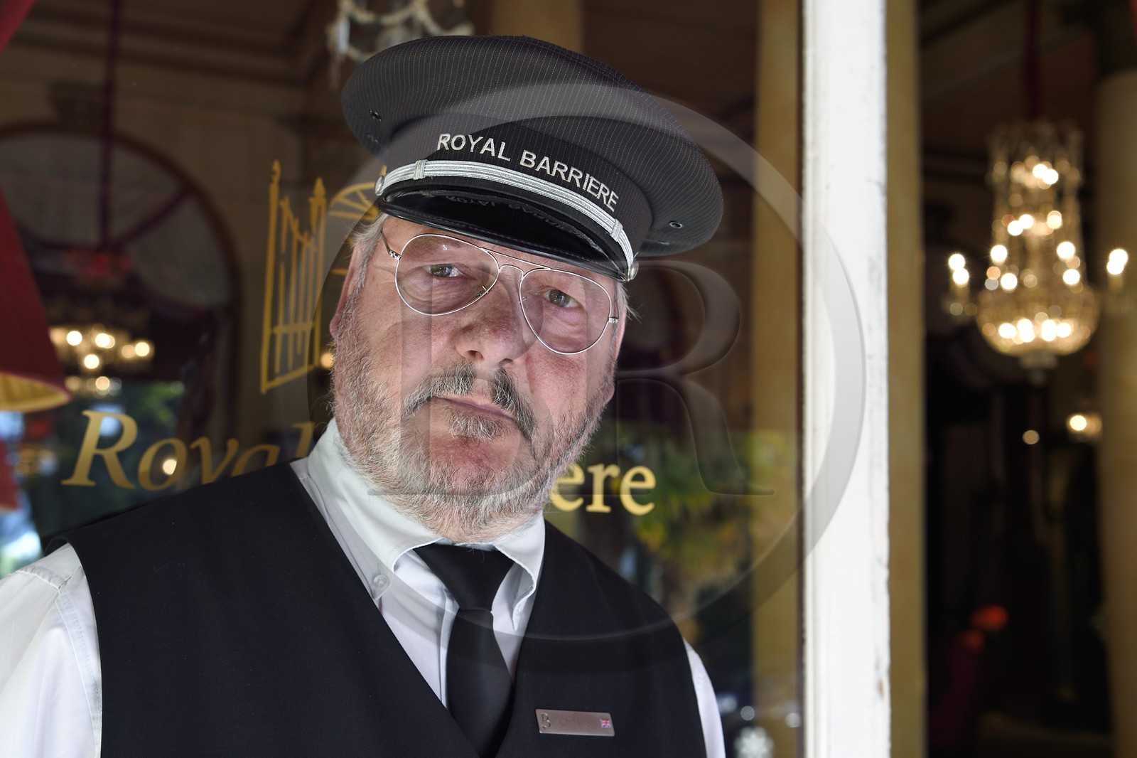 France, Calvados (14), Pays d'Auge, Deauville, l'Hotel Royal Barriere, Christian Grente chef voiturier