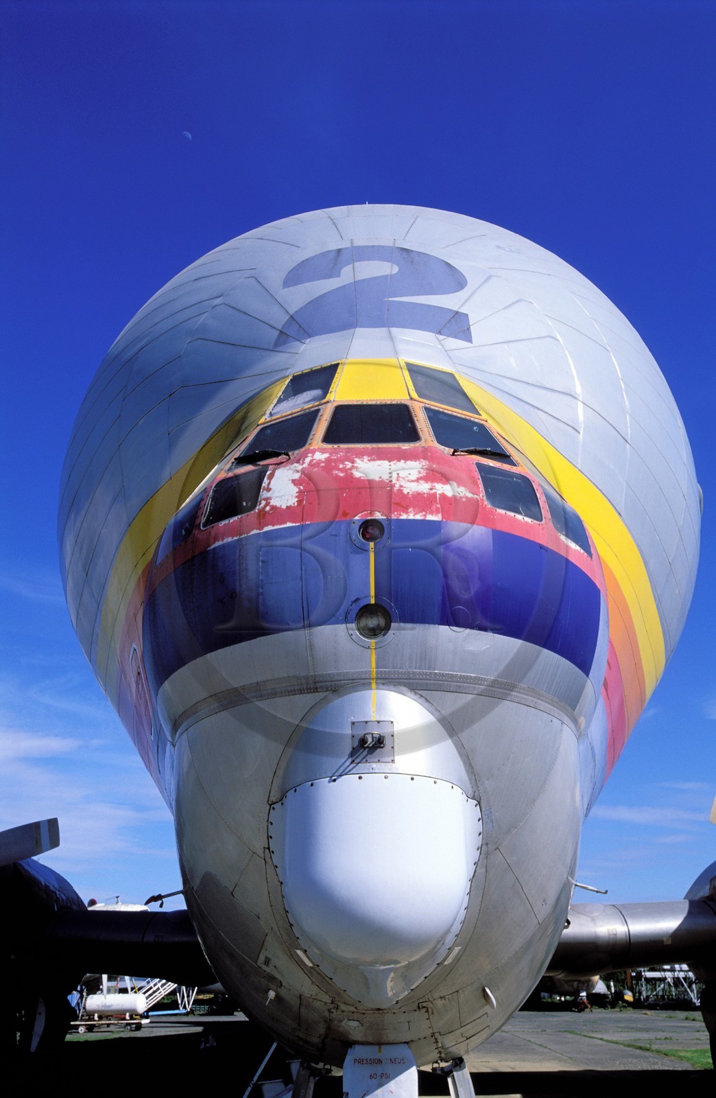 France, Haute-Garonne (31), Toulouse, avions au musée des ailes anciennes à Blagnac (super Guppy de l'Aérospatiale)