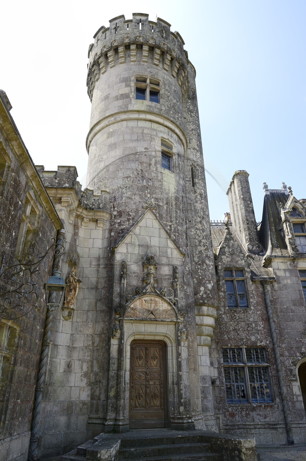 France, Finistere, Keriolet castle near Concarneau