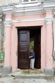 France, Haute Corse, Cap Corse, Morsiglia, the Ghilfucci palace (Palazzi or House of American) whose builder made his fortune in the Caribbean