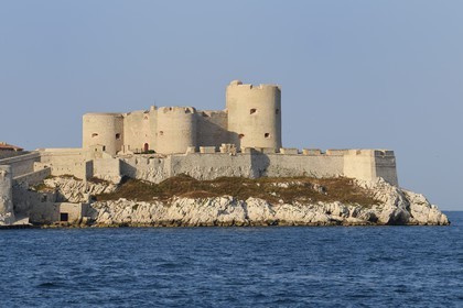 France, Bouches du Rhone, Marseille, Calanques National Park, archipelago of Frioul islands, the Chateau d'If