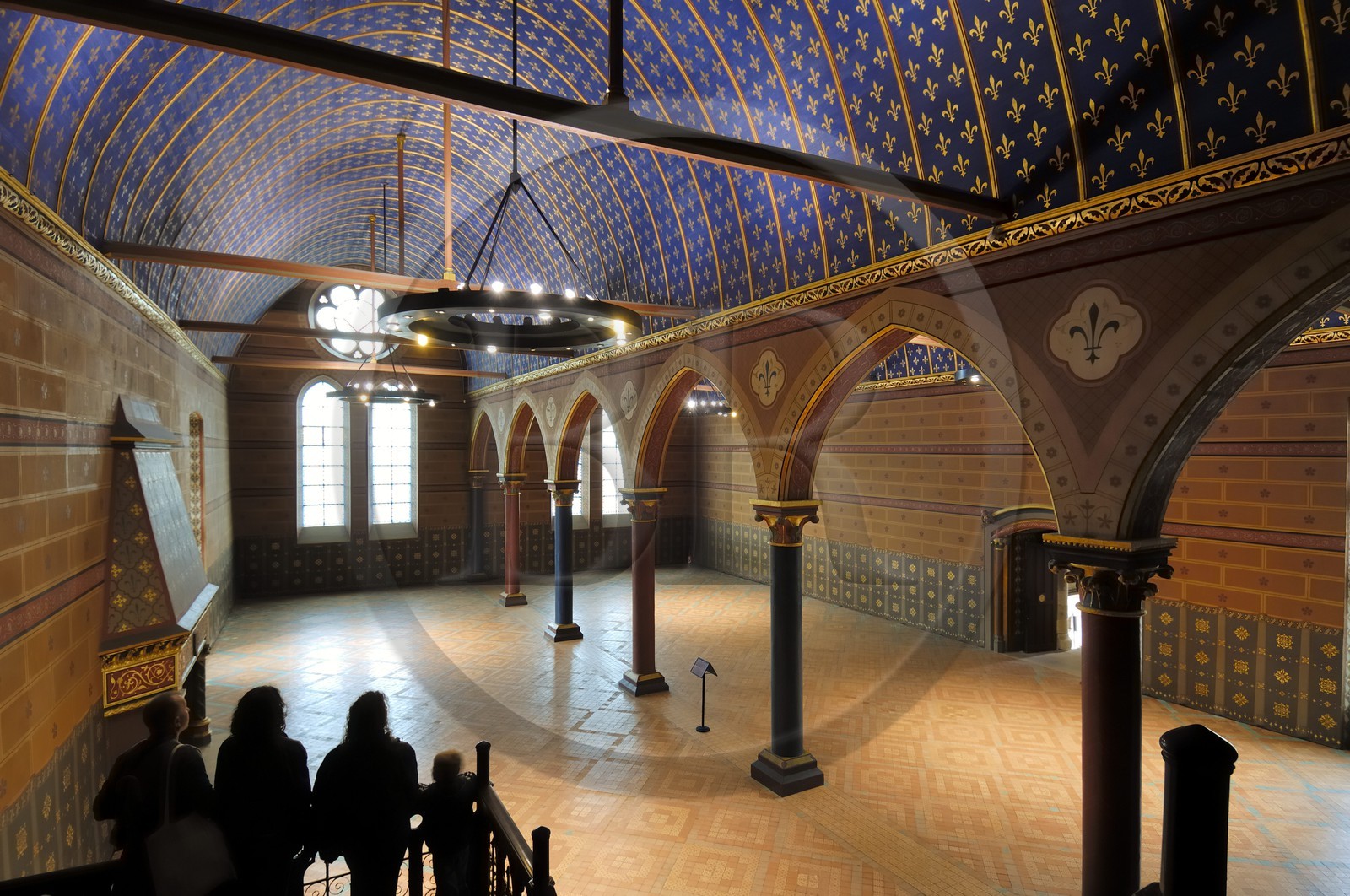 France, Loir-et-Cher (41), vallée de la Loire classée au Patrimoine Mondial de l'UNESCO, château de Blois, la salle des Etats