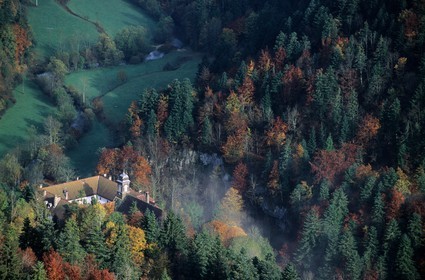 France, Doubs (25), cirque de Consolation et Notre-Dame-de-Consolation