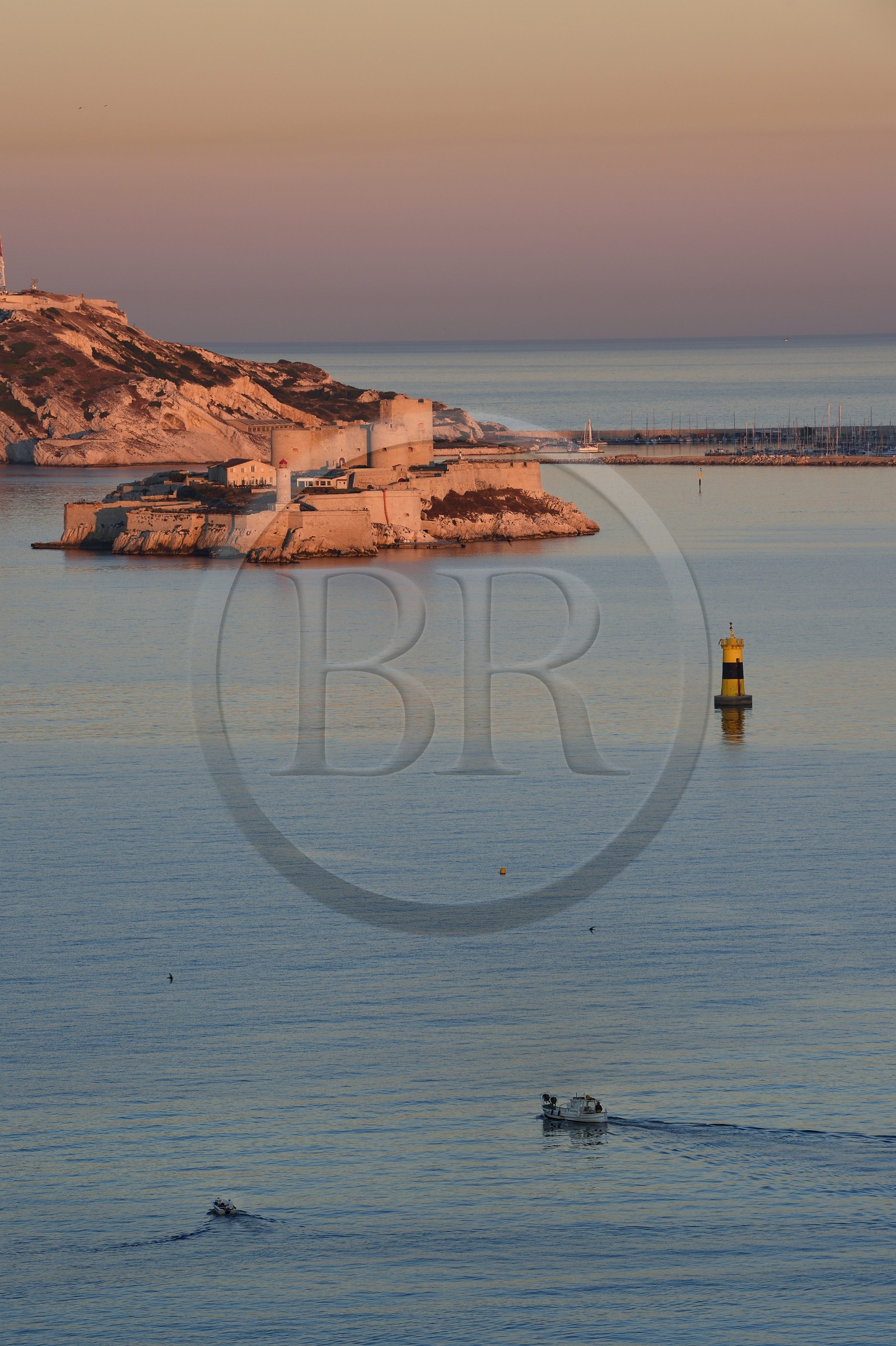 France, Bouches-du-Rhône (13), Marseille, Parc National des Calanques, Archipel des Iles du Frioul, le Chateau d'If