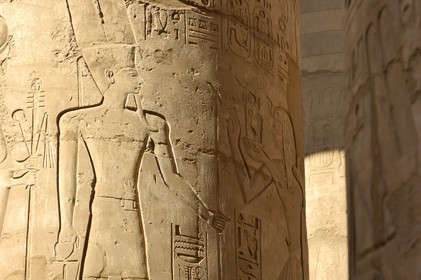 Egypte, Haute Egypte, vallée du Nil, Louxor, Karnak, classé Patrimoine Mondial de l'UNESCO, Grande Salle Hypostyle