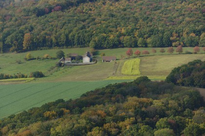 France, Val d'Oise, Chaussy, French Vexin regional natural park, farm