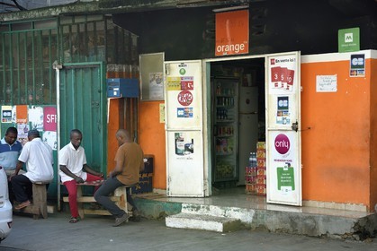 France, Mayotte island (French overseas department), Grande-Terre, Sada, domino players