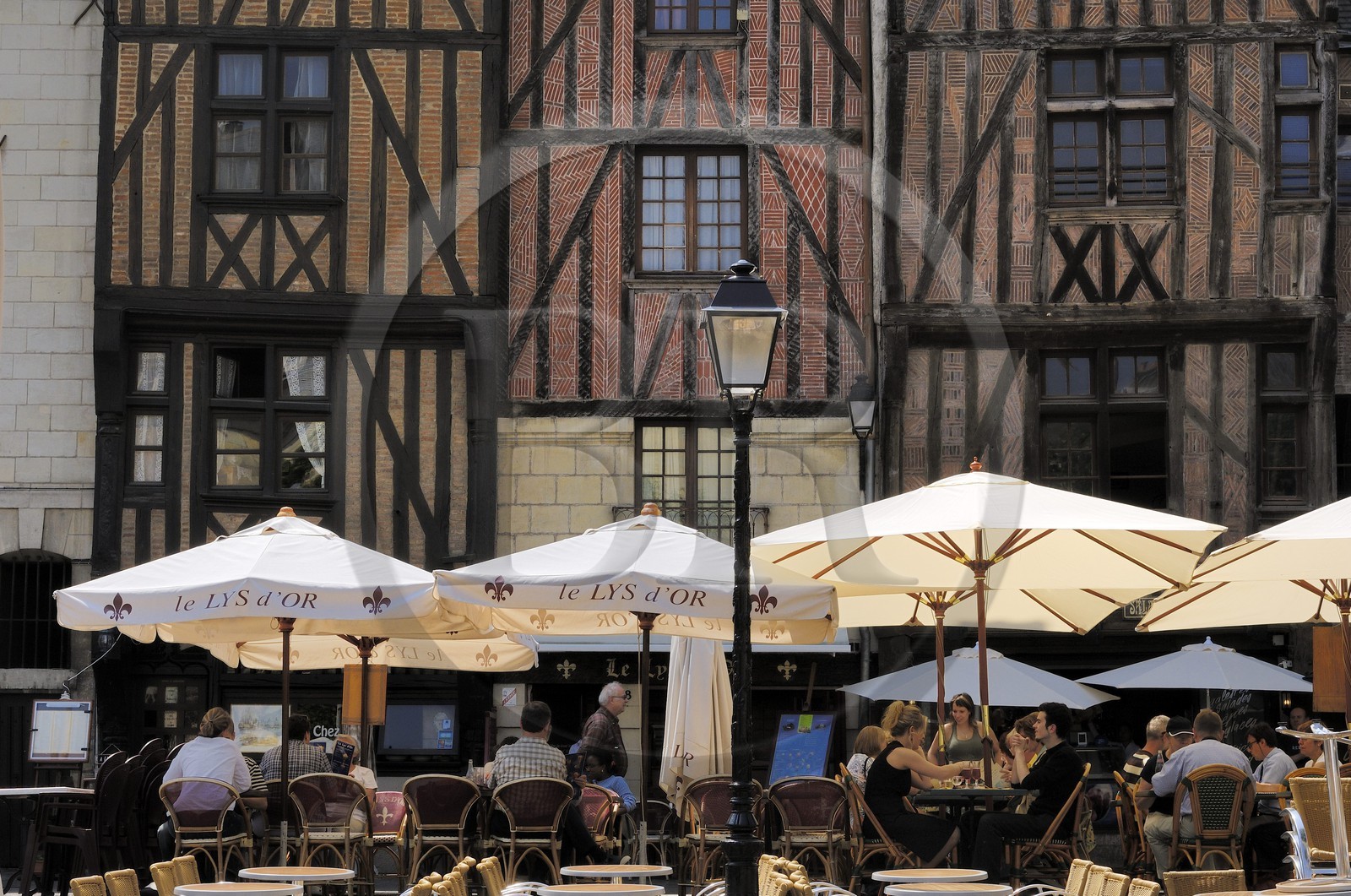 France, Indre et Loire (37), Tours, place Plumereau