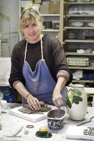 France, Alpes-Maritimes, Menton, Les Faïences Mentonnaises, Marie-Hélène Roudier