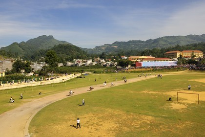 Vietnam, Lao Cai province, Bac Ha, annual race of horses