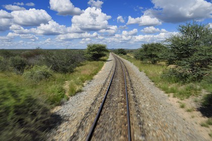 Namibia, Otjozondjupa region, railway line used by the Shongololo Express