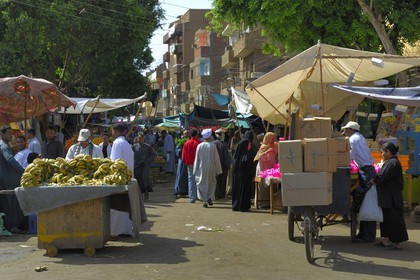 Egypte, Haute Egypte, vallée du Nil, Edfou, le marché