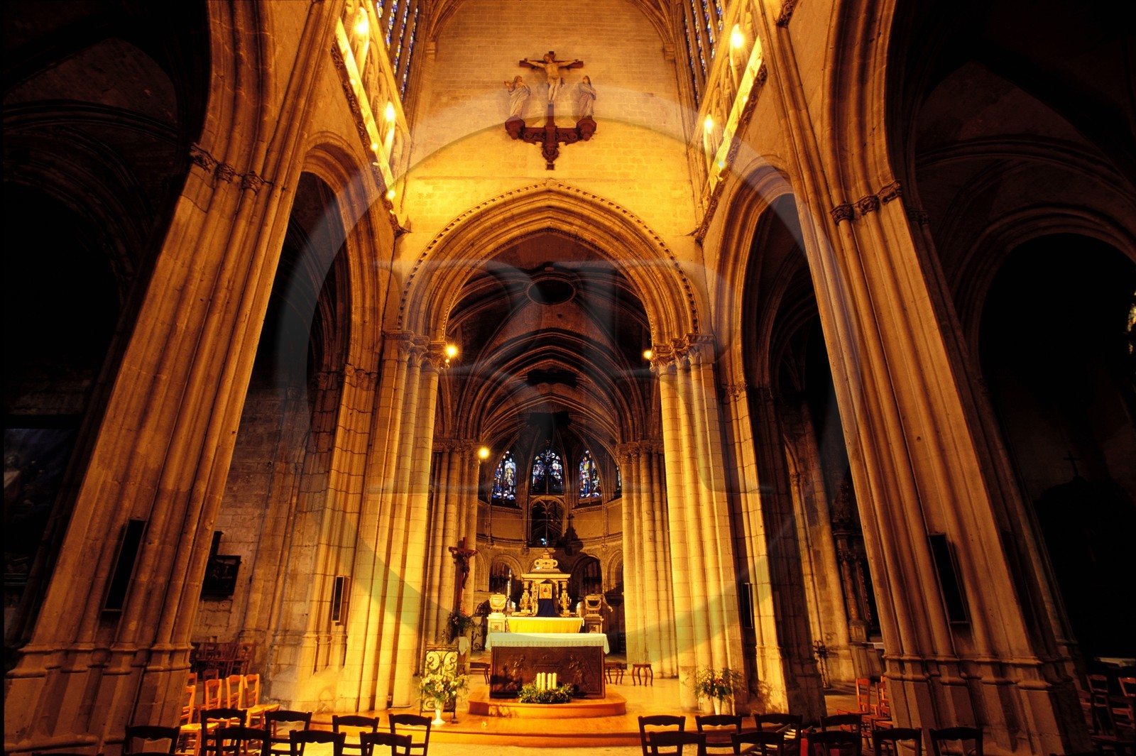 France, Eure (27), Vernon, église collégiale Notre-Dame