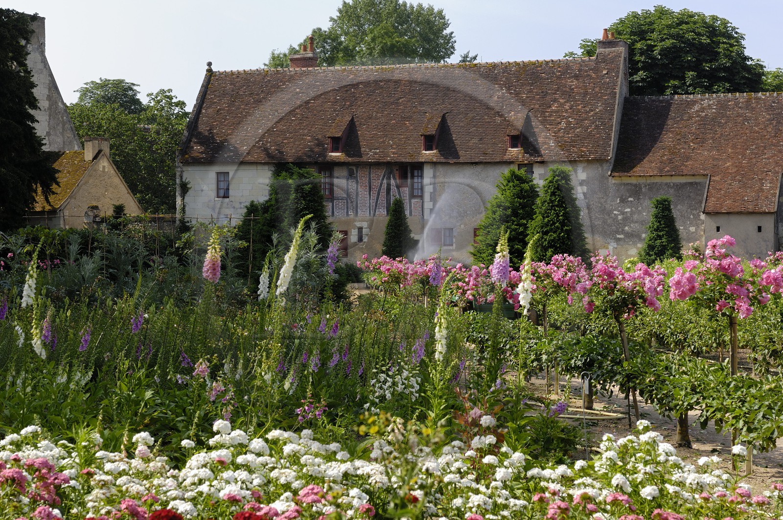 France, Indre-et-Loire (37), château de Chenonceau, la ferme du XVIe siècle