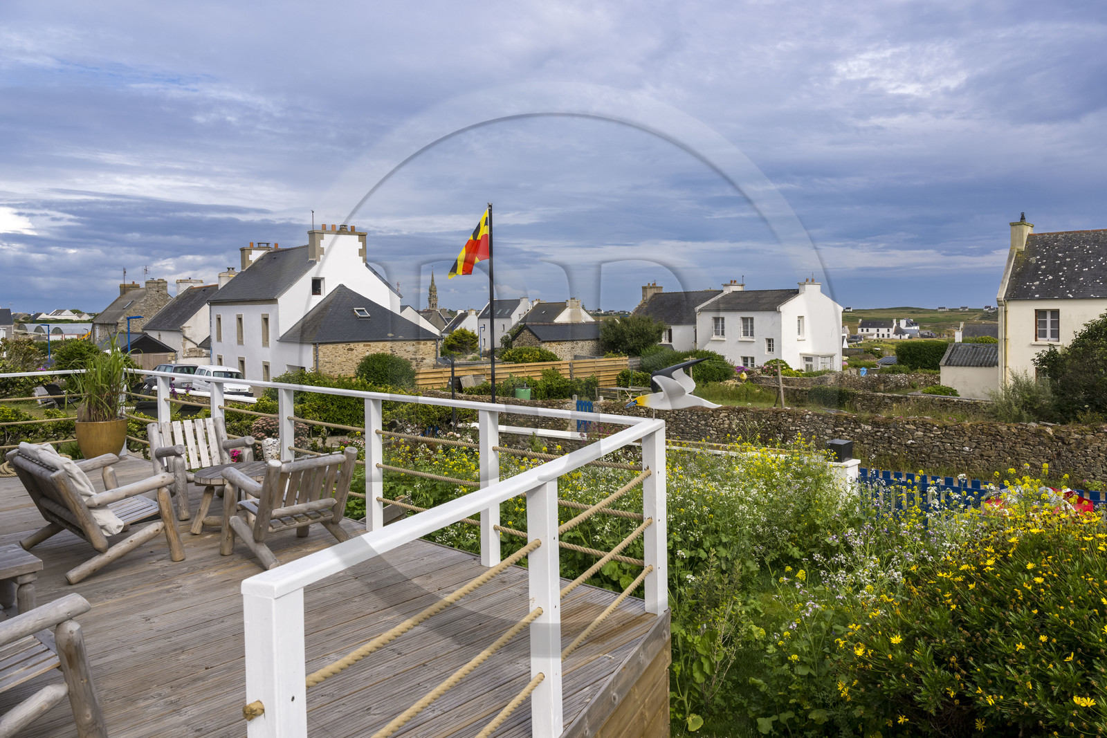 France, Finistère (29), Mer d'Iroise, Ile d'Ouessant, Lampaul-Mézareun, gite l’Atelier de Mézareun