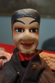 France, Rhone, Lyon, La Croix Rousse District, Guignol un gone de Lyon (Guignol a kid from Lyon) company, Guignol over 180 years old