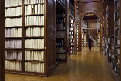 France, Paris (75), les Archives Nationales, Grands dépots, salle de l'Armoire de fer