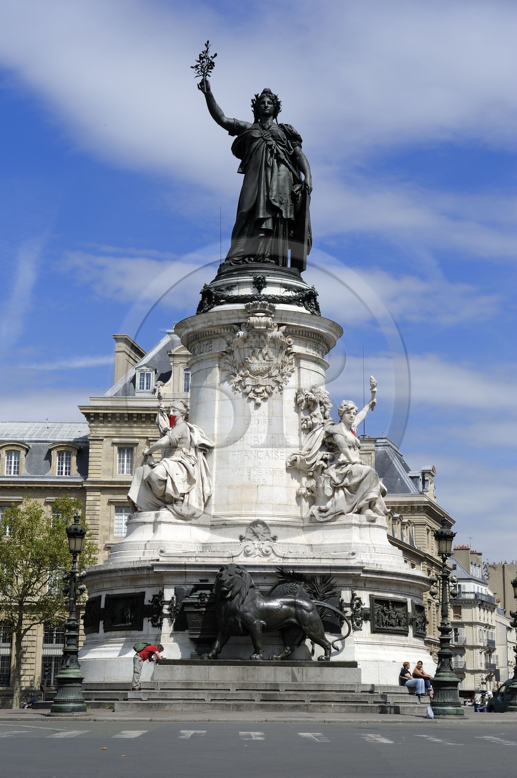France, Paris (75), place de la République