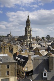 France, Manche, Avranches, the old town and Saint Gervais church