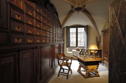 France, Bas Rhin (67), Strasbourg, musée de l'oeuvre Notre-Dame, la salle des administrateurs, le chambre forte