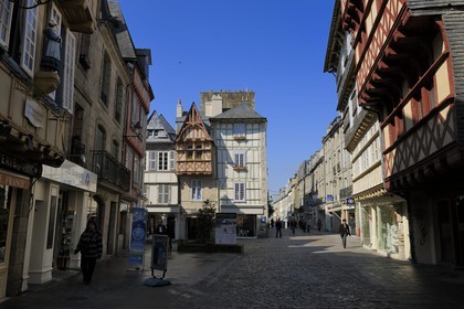 France, Finistère (29), Quimper, maisons médiévale rue Kéréon