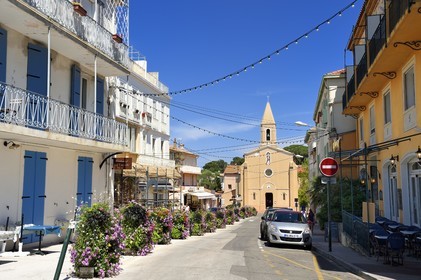 France, Var, Hyeres, Giens peninsula, the place Saint-Pierre at Giens