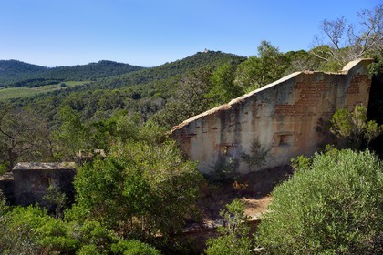 France, Var (83), Iles d'Hyères, parc national de Port Cros, Ile de Porquerolles, la batterie nord du Fort de la Repentance
