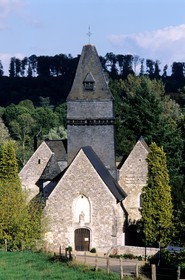 France, Eure, Lyons la Foret village, labelled Les Plus Beaux Villages de France (The Most Beautiful Villages of France), Saint Denis church