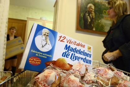 France, Meurthe-et-Moselle, Liverdun, the real Madeleine of Liverdun made ​​by a traditional biscuit factory