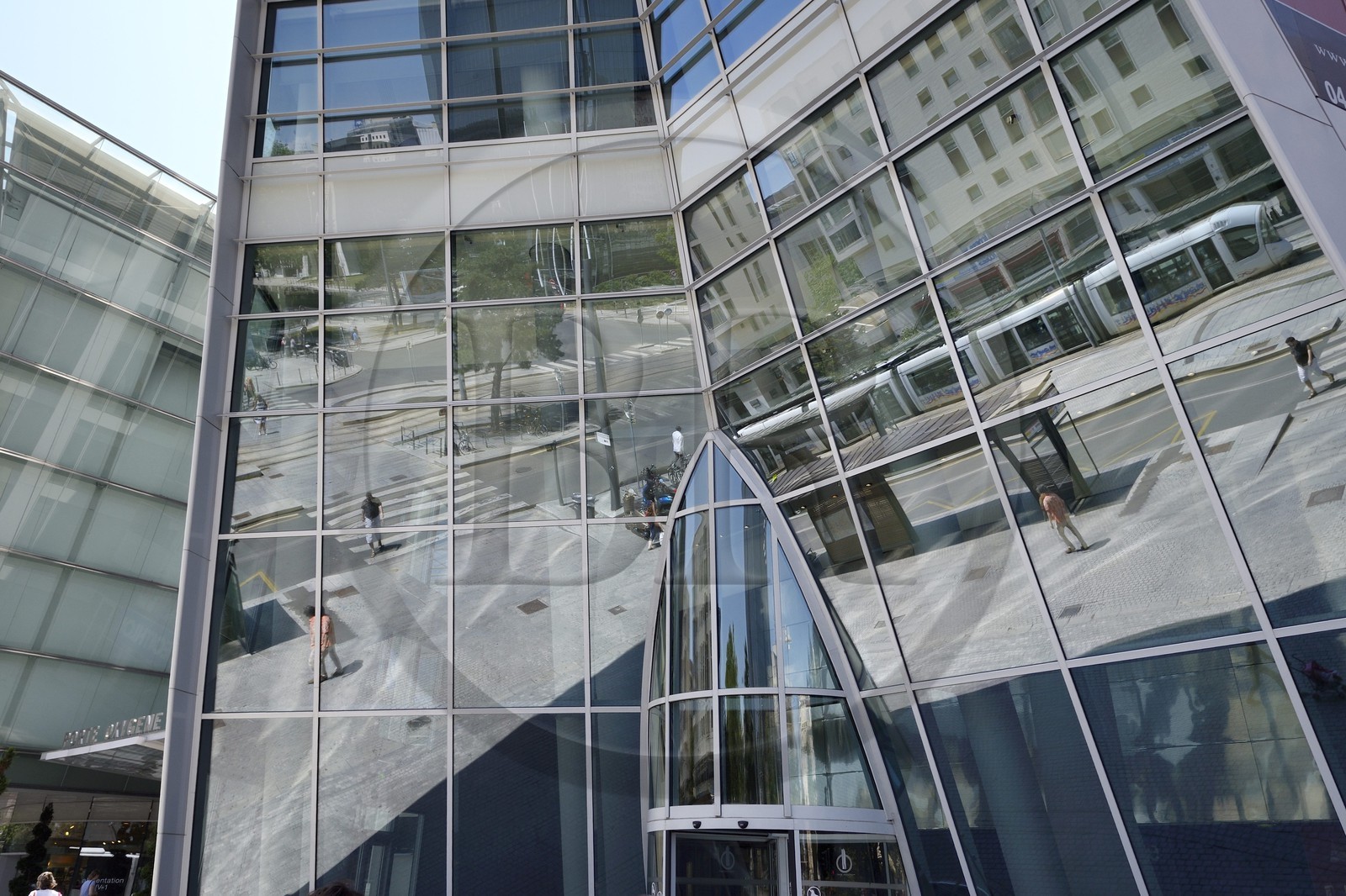 France, Rhône (69), Lyon, quartier de la Part-Dieu, gratte-ciel de la Tour Oxygène