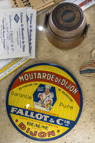 France, Cote d'Or, Climats terroirs of Burgundy listed as World Heritage by UNESCO, Beaune, the Fallot mustard factory, the museum