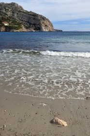 France, Bouches du Rhone, Marseille, National Park of the Calanques, Calanque de Sormiou, Calanque de Sormiou (cove)