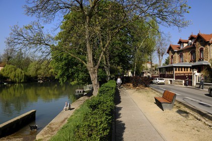 France, Val-de-Marne (94), les bords de Marne à Le Perreux-sur-Marne