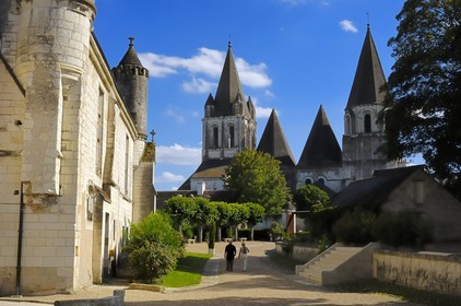 France, Indre et Loire, Loches, the Saint Ours abbey