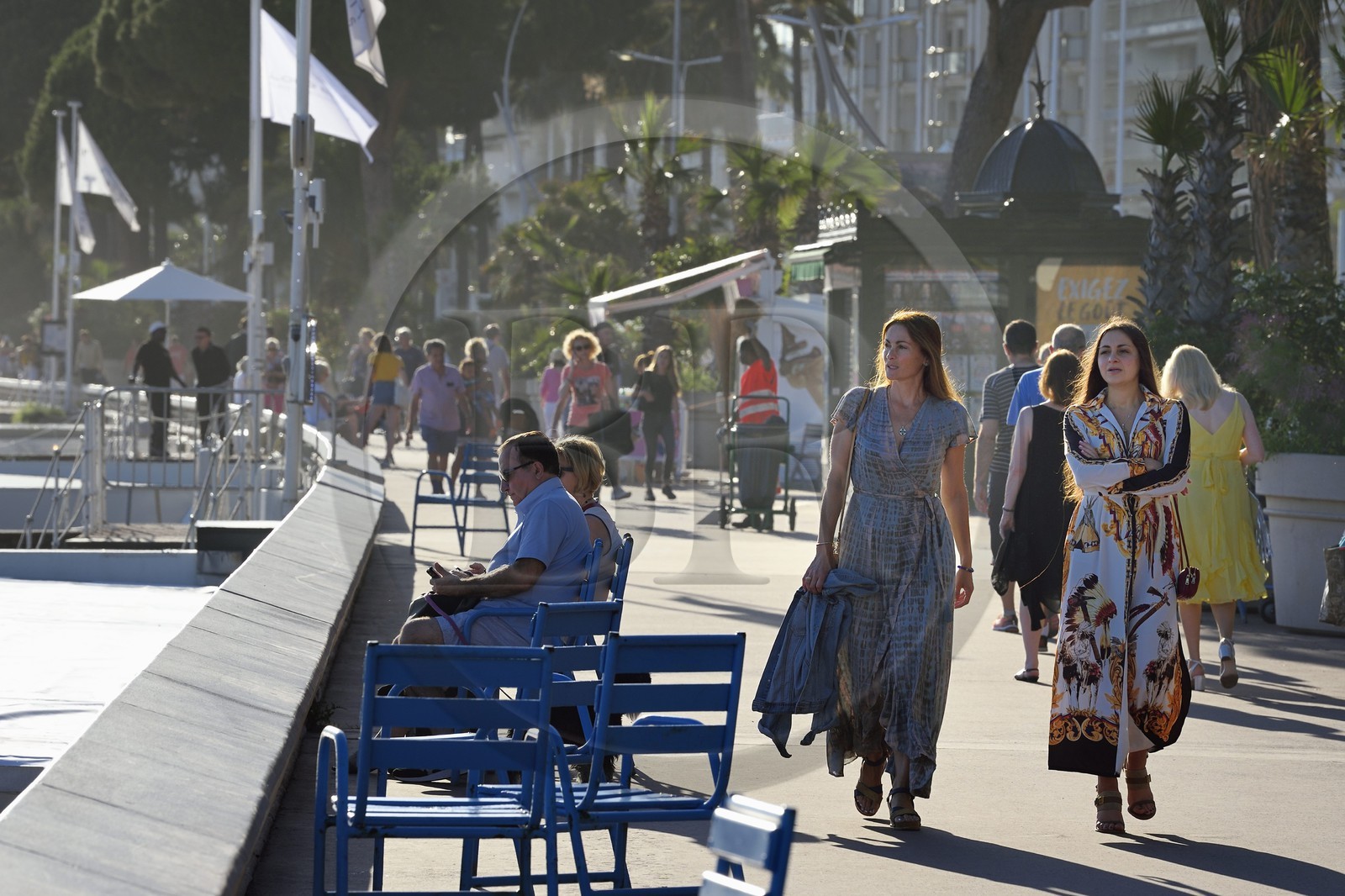 France, Alpes-Maritimes (06), Cannes, promenade sur la Croisette
