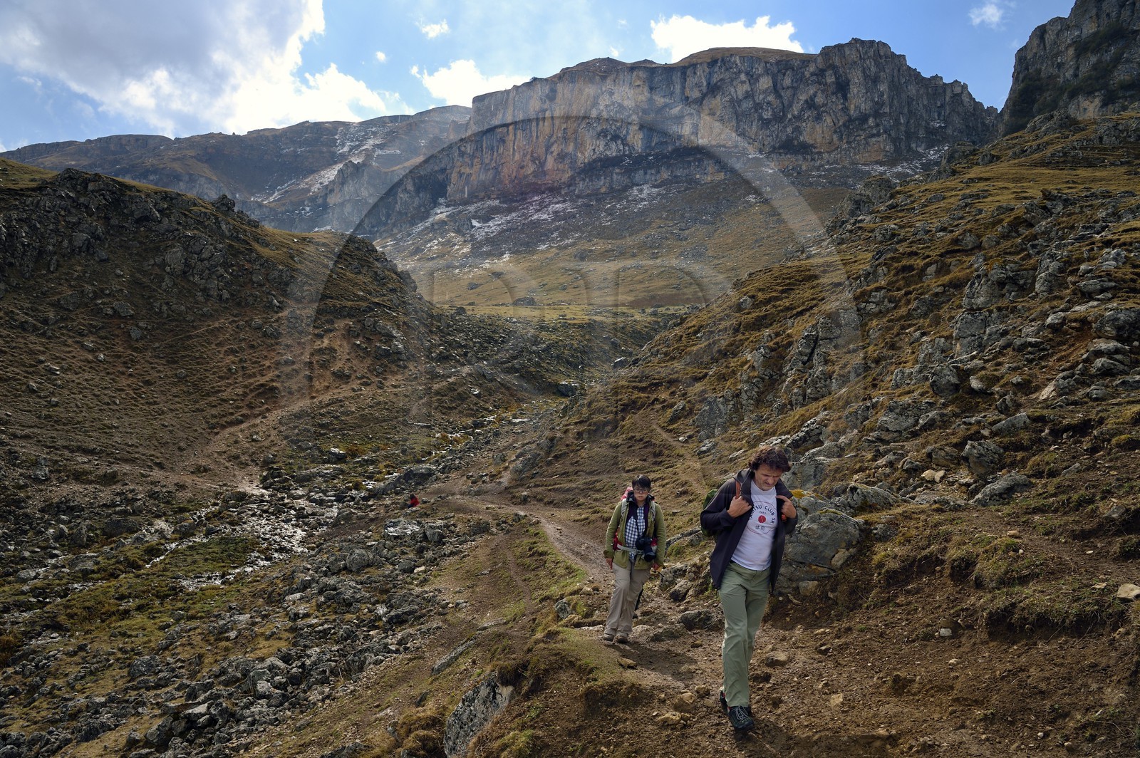 Azerbaïdjan, région de Quba (Guba), chaine de montagne du Grand Caucase, randonnée entre le village de Giriz et de Laza sur le Mont Gizilgaya