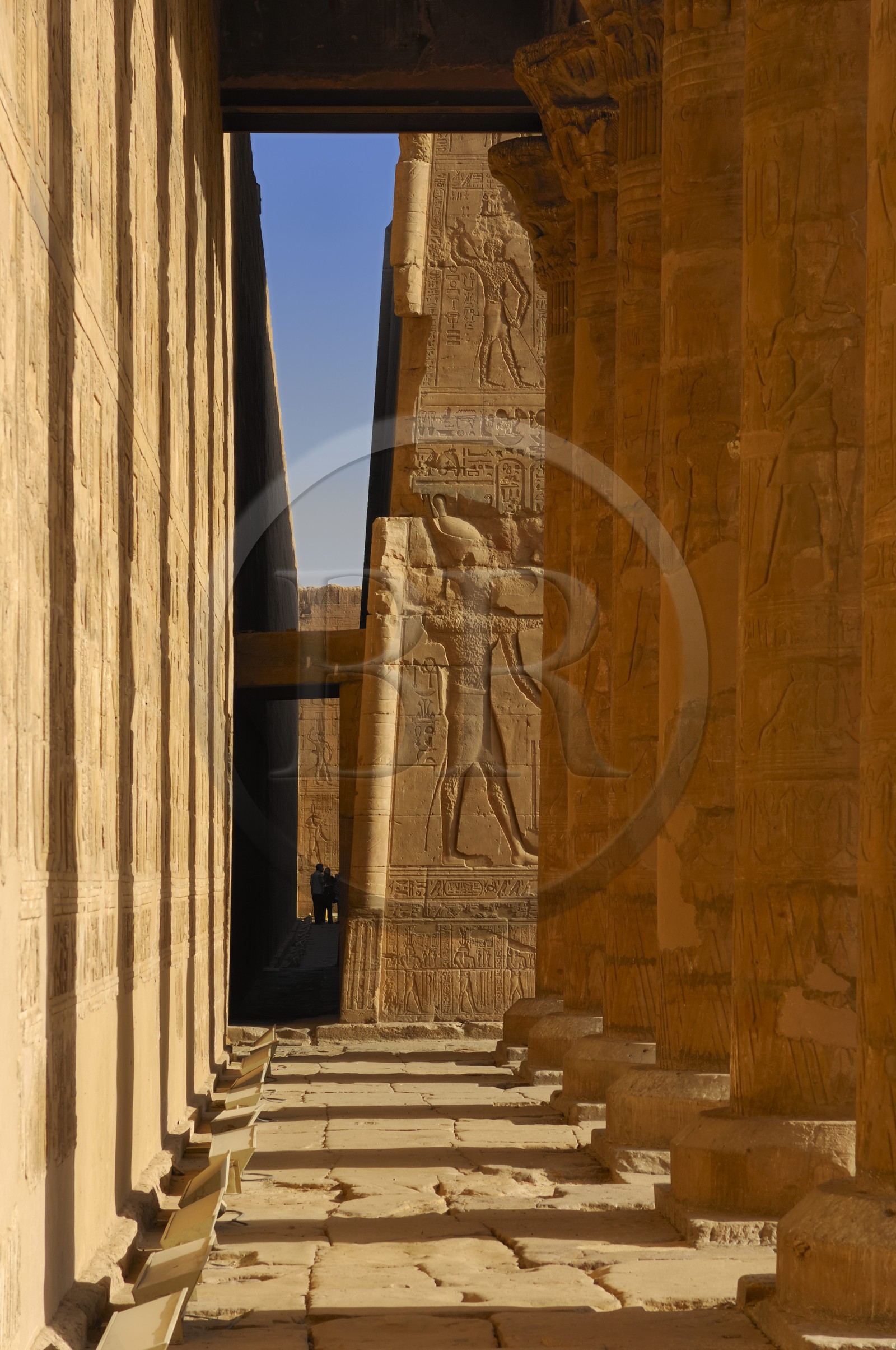 Egypt, Upper Egypt, Nile Valley, Edfu, temple dedicated to Horus God