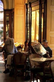 Hungary, Budapest (Pest), the famous Gerbeaud pastry confectioner's