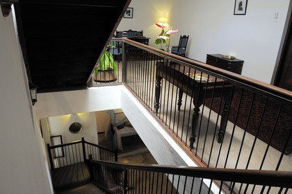 Tanzanie, archipel de Zanzibar, île de Unguja (Zanzibar), ville de Zanzibar, Stone Town, classé Patrimoine Mondial de l' UNESCO, l’hôtel de charme Kisiwa House dans une maison traditionnelle du quartier de Baghani