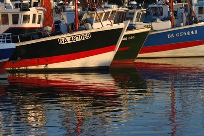 France, Pyrénées-Atlantiques (64), Pays-Basque, Saint-Jean-de-Luz, le port de pêche