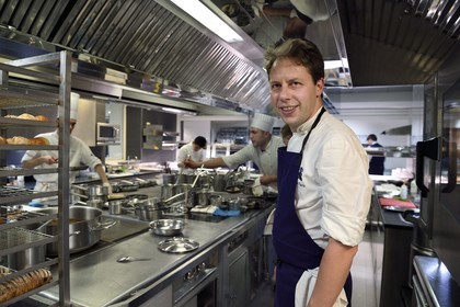 France, Alpes Maritimes, Saint Jean Cap Ferrat, Grand-Hotel du Cap Ferrat, a 5 star palace from Four Seasons Hotel, Michelin-starred chef Yoric Tièche in the kitchens