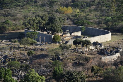 Zimbabwe, Masvingo province, the ruins of the archaeological site of Great Zimbabwe, UNESCO World Heritage List, 10th-15th century, the Great Enclosure