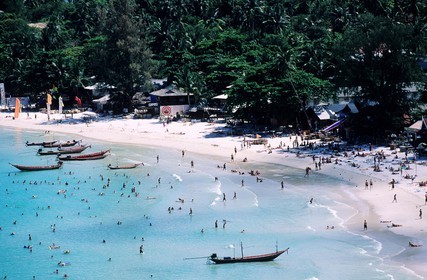 Thailand, Samui islands archipelago, Koh Pha-Ngan island, Had Rin beach