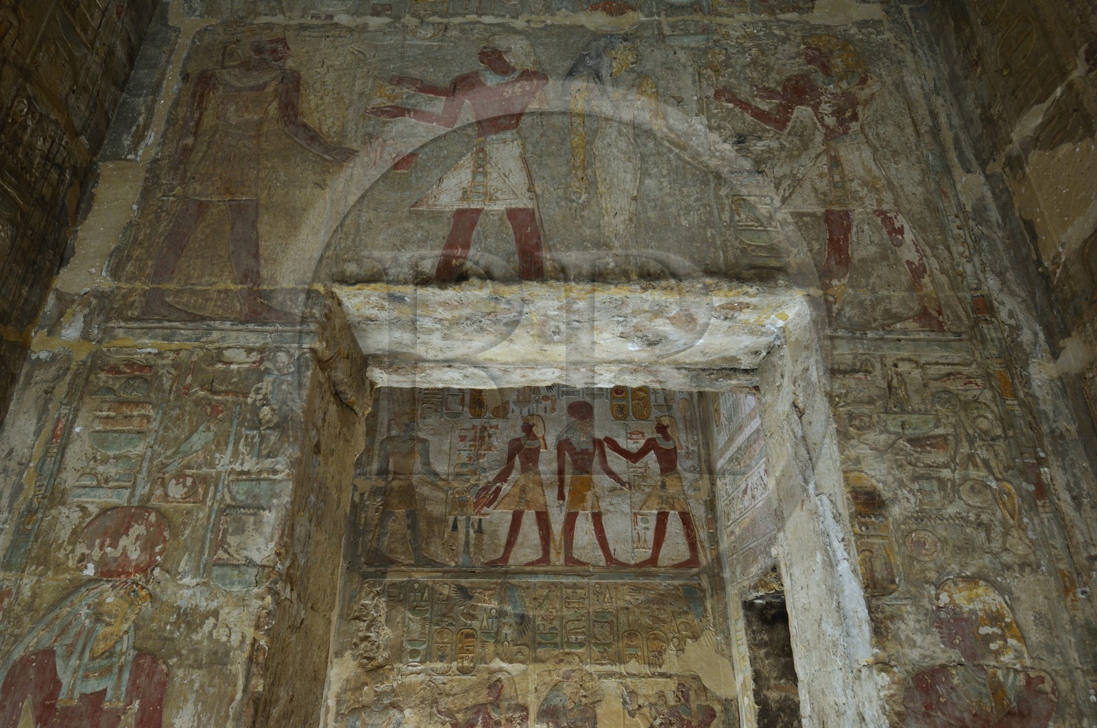 Egypte, Haute Egypte, Nubie, Lac Nasser, site d'Amada, temple d'Amon