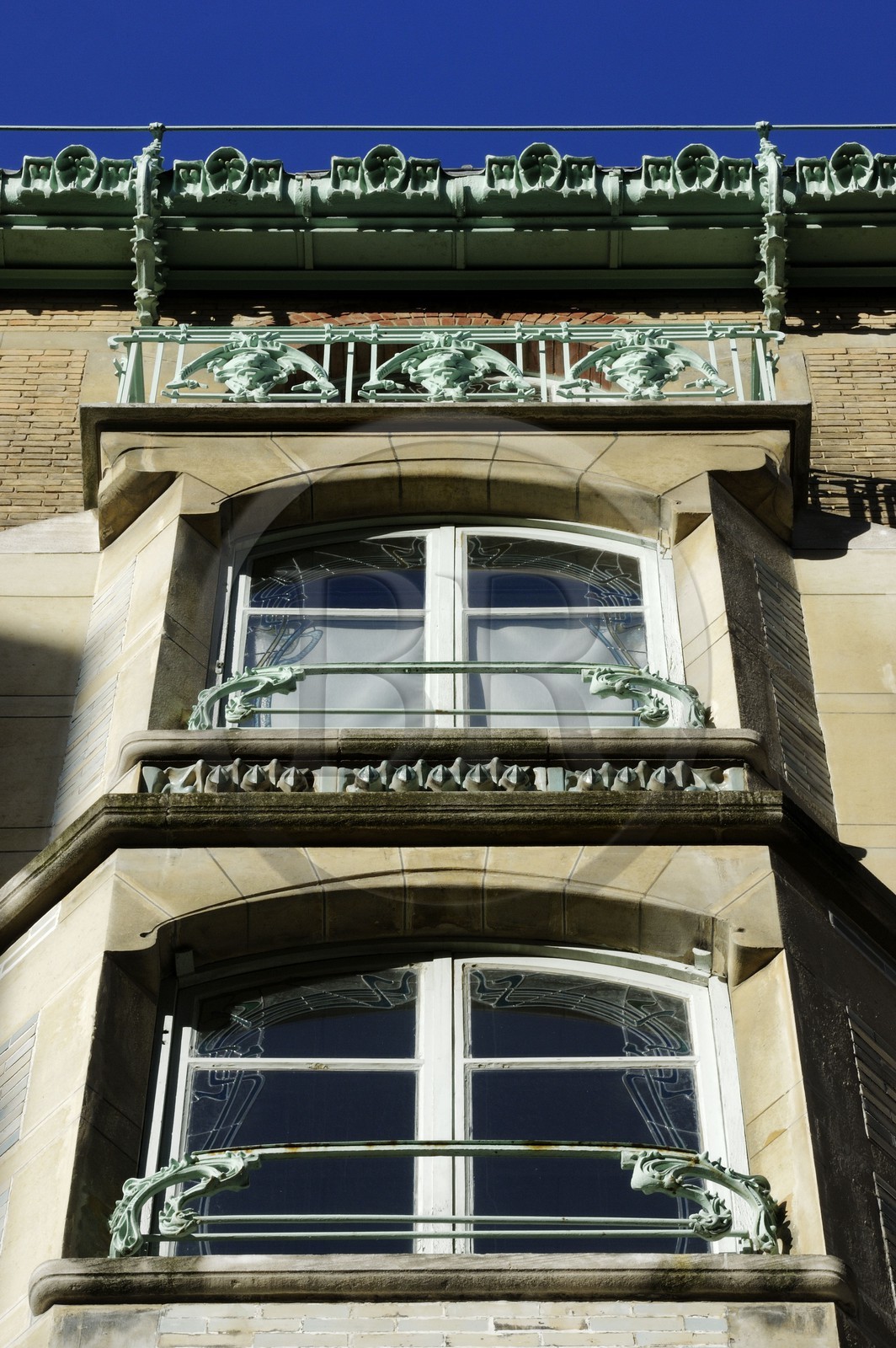 France, Paris (75), le Castel-Beranger, immeuble du 14 rue La Fontaine de style Art Nouveau  par Hector Guimard France, Paris (75), le Castel-Beranger, immeuble du 14 rue La Fontaine de style Art Nouveau  par Hector Guimard