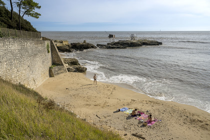 France, Charente-Maritime (17), région de Royan, Saint-Palais-sur-Mer, plage du Platin