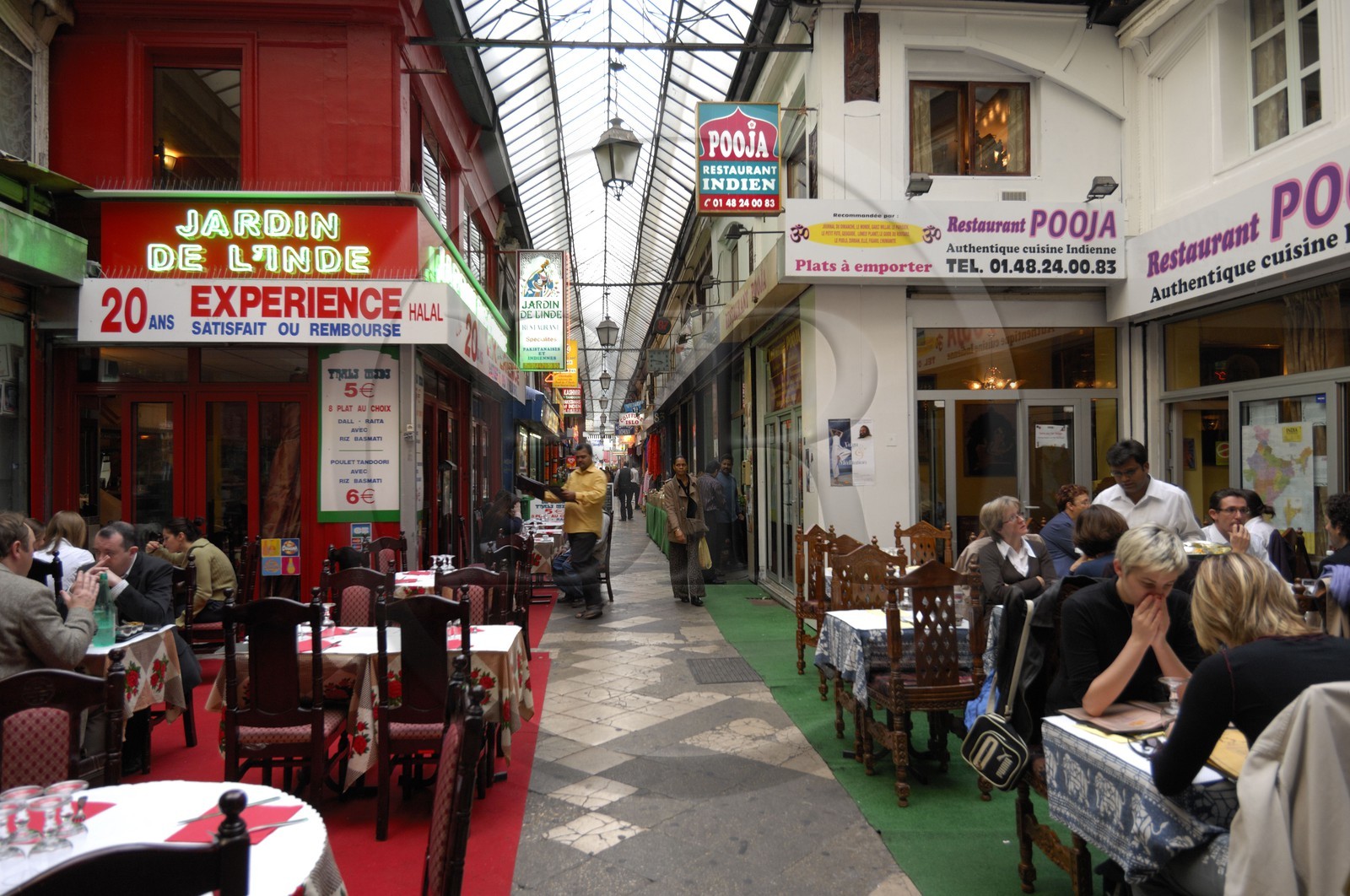 France, Paris (75), le passage Brady et son athmosphere indienne