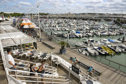 France, Charente-Maritime, Royan, the Voutes du Port at the marina