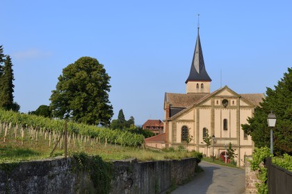 France, Bas Rhin, the Alsace Wine Route, Barr, protestant church Saint-Martin
