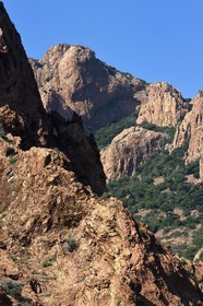 France, Var, Agay area next to Saint-Raphael, Massif de l'Esterel (Esterel Massif), Massif of Cap Roux
